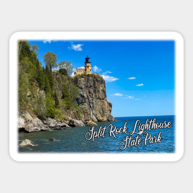 Split Rock Lighthouse State Park & Lake Superior Sticker by gorff